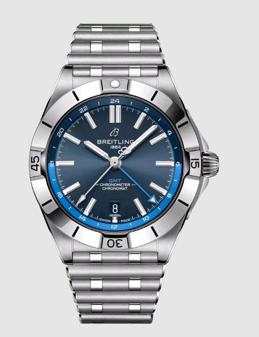 Review Breitling Chronomat 40 GMT Replica Watch A323986A1C1A1